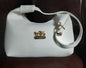 White Leather Shoulder Bag